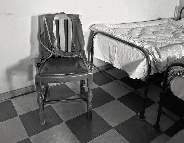The Art Of Welfare Art Print featuring the photograph The Art of Welfare. Bed chair. by Elena Perelman