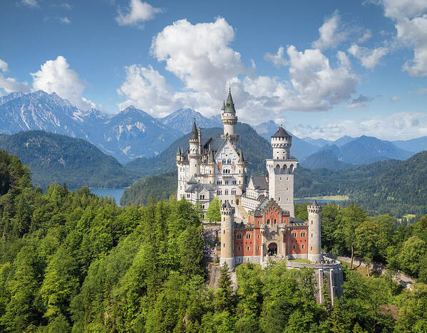 Schloss Neuschwanstein Art Print featuring the photograph The Fairytale Castle by JR Photography