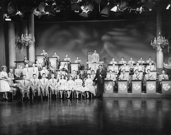 1950s Art Print featuring the photograph The Lawrence Welk Show by Underwood Archives