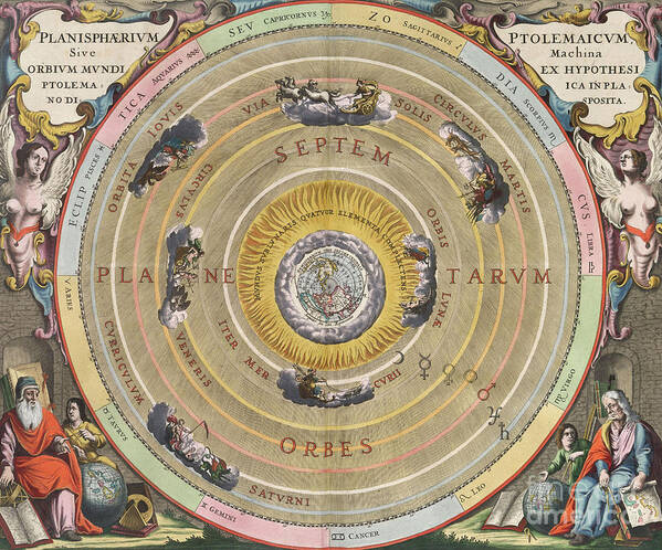 Science Art Print featuring the photograph The Planisphere Of Ptolemy, Harmonia by Science Source
