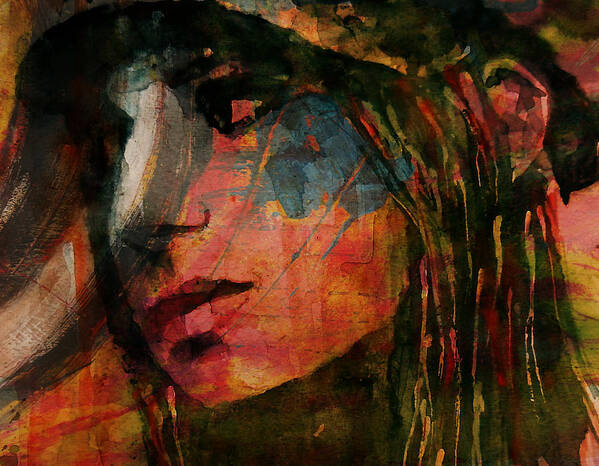 Barbra Streisand Art Print featuring the painting The Way We Were by Paul Lovering