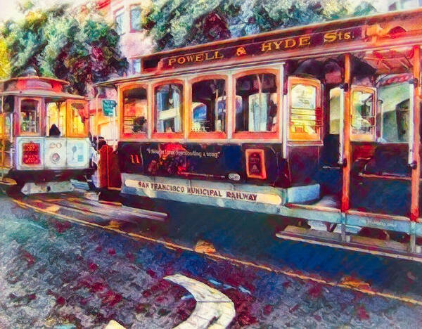 San Francisco Art Print featuring the photograph Travel San Fran Style by Tricia Marchlik