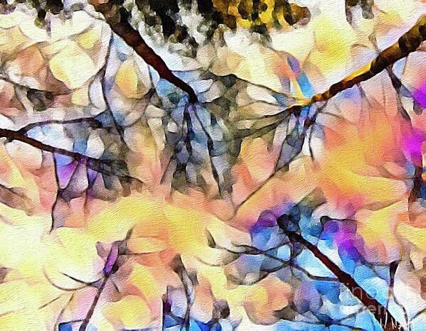 Trees Art Print featuring the digital art Trees by William Wyckoff
