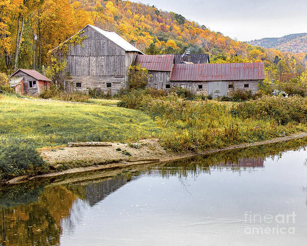 Barn Art Print featuring the photograph Vermont Barn by Rod Best