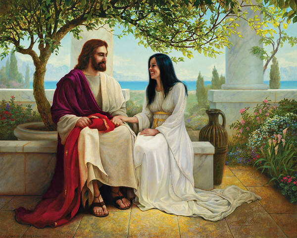 Jesus Art Print featuring the painting White as Snow by Greg Olsen