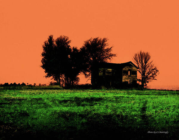 Farm House Art Print featuring the photograph Worn House by Coke Mattingly
