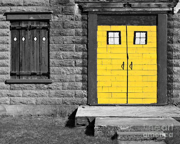 Door Art Print featuring the photograph Yellow Door by Royce Howland