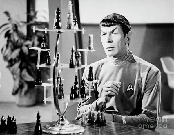 People Art Print featuring the photograph Leonard Nimoy As Mr. Spock by Bettmann