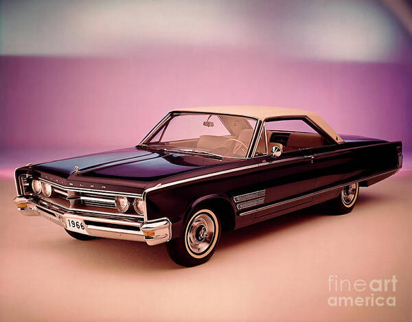 Finance And Economy Art Print featuring the photograph 1966 Chrysler 300 by Bettmann