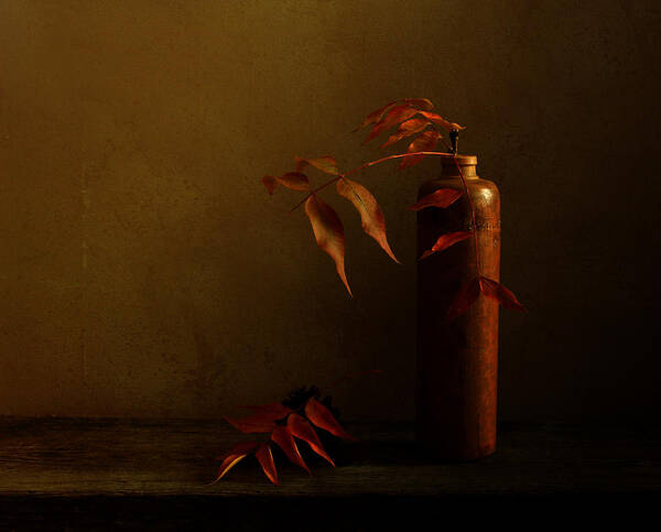 Still-life Art Print featuring the photograph Autumn Reverie by Margaret Halaby