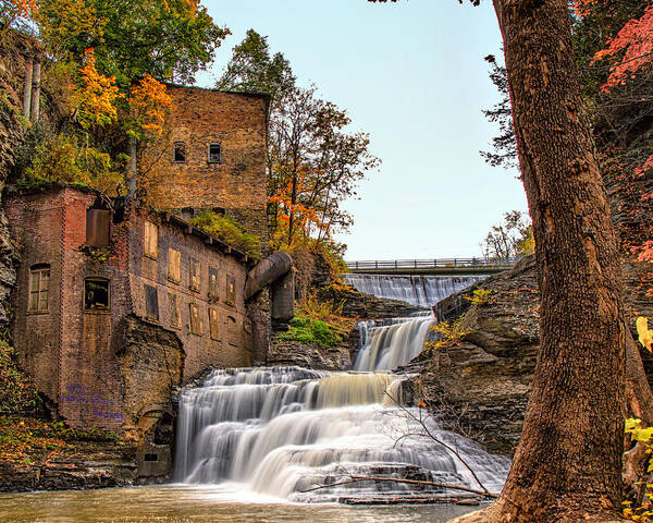 Waterfalls Art Print featuring the photograph Business Mans Lunch Falls by Rod Best