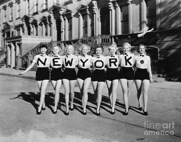 Usa Art Print featuring the photograph Chorus Line by Everett Collection
