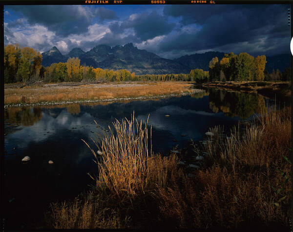 River
Fall Art Print featuring the photograph Grand Teton And Snake River by Lei Meng