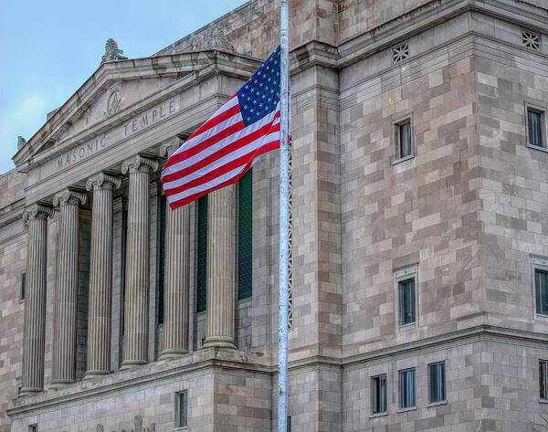  Art Print featuring the photograph Half-Staff by Jack Wilson