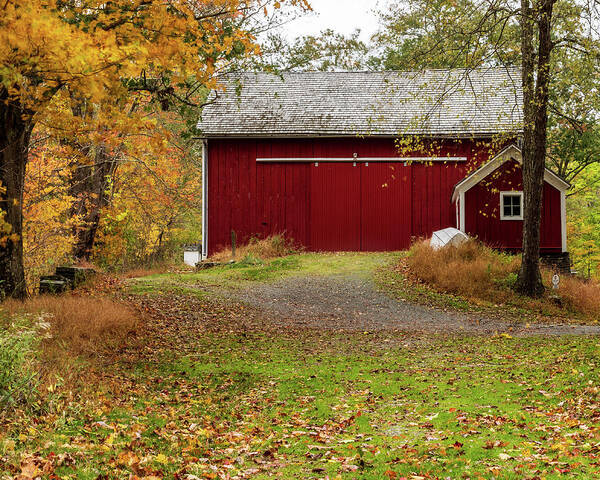 Fall Art Print featuring the photograph Landscape Photography - Barn by Amelia Pearn