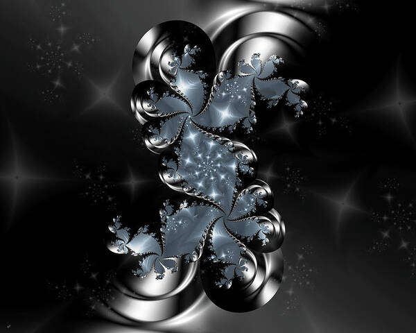 Fractal Art Print featuring the digital art Julia Swirls by Fractalicious