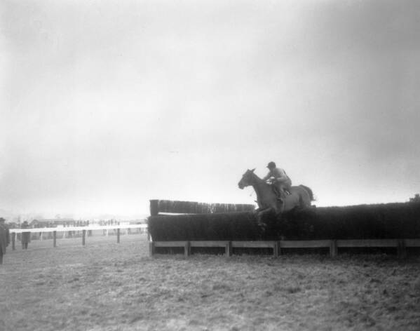 Horse Art Print featuring the photograph Last Fence by Dennis Oulds