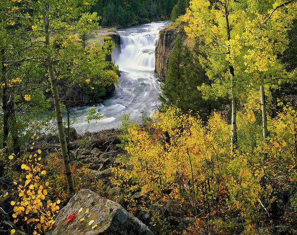 Idaho Scenics Art Print featuring the photograph Lower Mesa Autumn by Leland D Howard