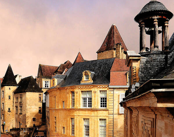 Outdoors Art Print featuring the photograph Medieval Village In Sarlat by Copyrights By Sigfrid López