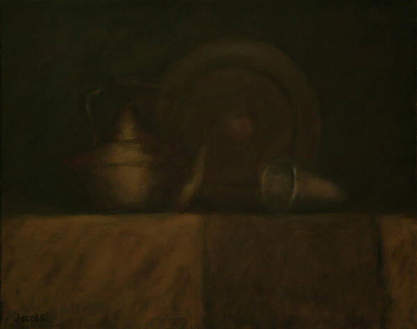 Till Life Art Print featuring the painting Oriental Still Life by Jacob R