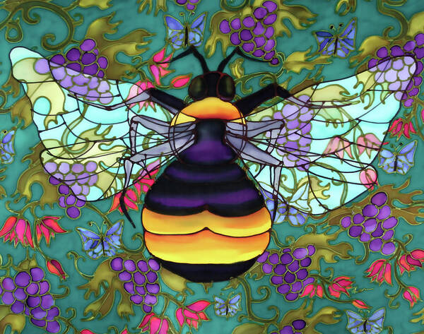 Pollination Art Print featuring the painting Pollination by Holly Carr