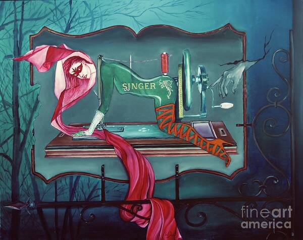  Art Print featuring the painting Swinger by Bob Ivens