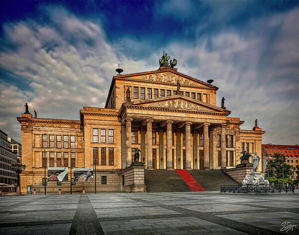 Endre Art Print featuring the photograph The Eastern Berlin Opera House by Endre Balogh