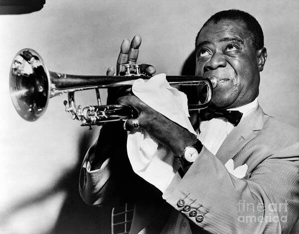 1953 Art Print featuring the photograph Louis Armstrong #1 by Granger