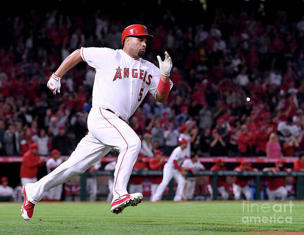 Second Inning Art Print featuring the photograph Albert Pujols #2 by Harry How