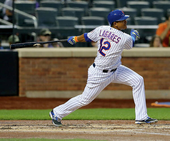 Second Inning Art Print featuring the photograph Juan Lagares #2 by Elsa