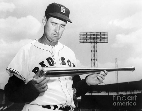 People Art Print featuring the photograph Ted Williams by National Baseball Hall Of Fame Library