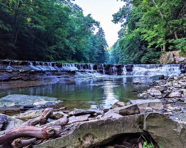 Waterfall Art Print featuring the photograph Henry Church Falls #9 by Brad Nellis