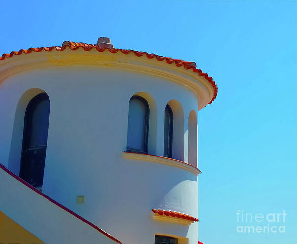 Building Art Print featuring the photograph A building in Macaret Menorca, Spain. by Pics By Tony