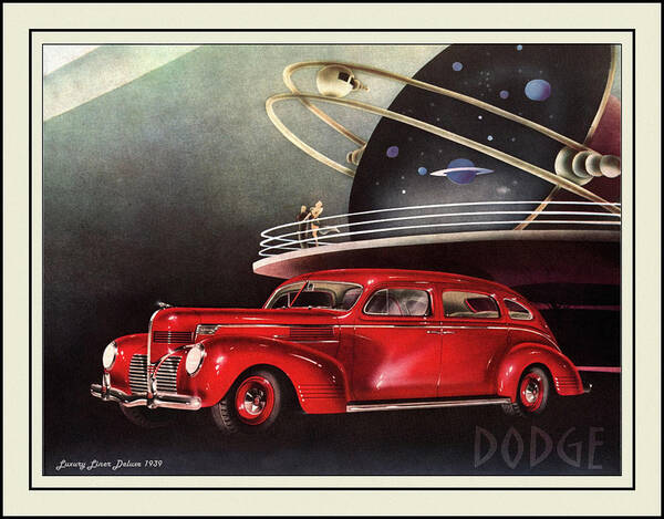 1939 Dodge Deluxe Art Print featuring the photograph Automotive Art 529 by Andrew Fare