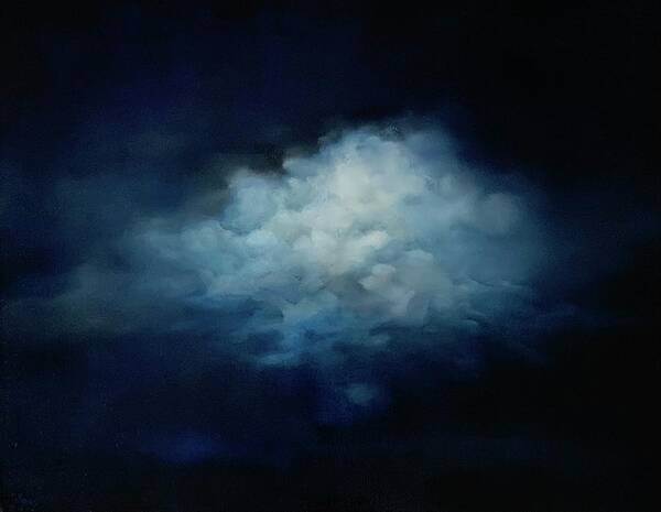Cloud Study Art Print featuring the painting Breakaway by Deborah Munday