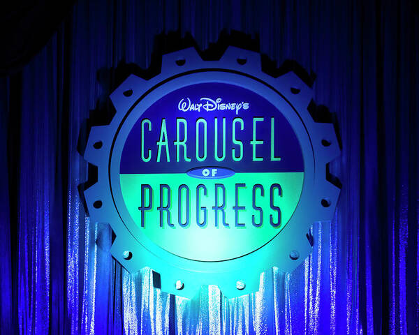 Carousel Of Progress Art Print featuring the photograph Carousel of Progress Opening by Mark Andrew Thomas