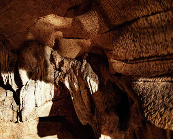 Unusual Cave Images Art Print featuring the photograph Cave 018 Carter Caves by Flees Photos