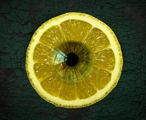 Fruit Art Print featuring the digital art Eye Like Fruit by Ally White