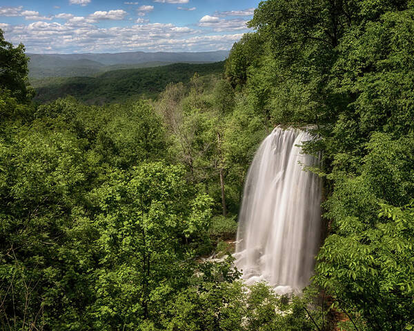 Waterfall Art Print featuring the photograph Falling Spring Falls by Susan Rissi Tregoning