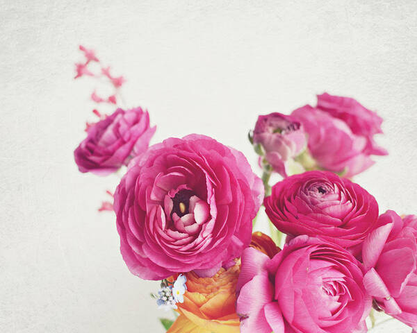 Flowers Art Print featuring the photograph Happy Days by Lupen Grainne