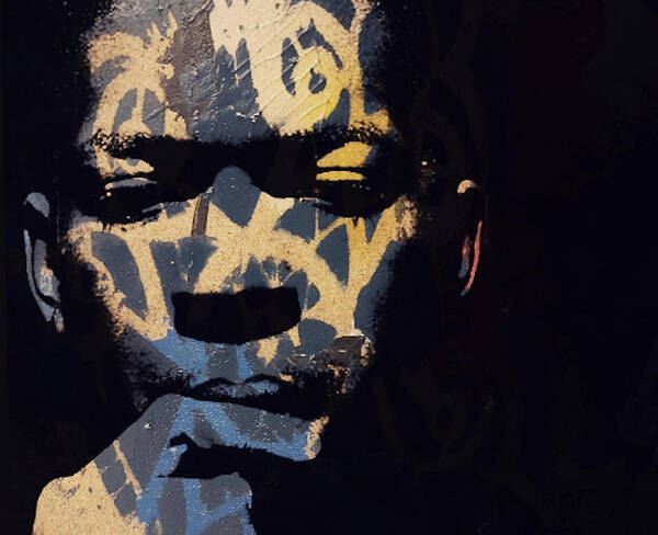 John Coltrane Image Art Print featuring the digital art John Coltrane - Blue Train by Paul Lovering