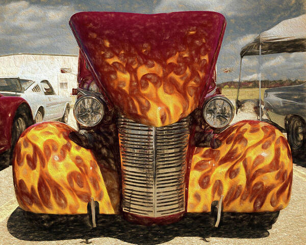 Car Art Print featuring the photograph Mean One by Scott Olsen