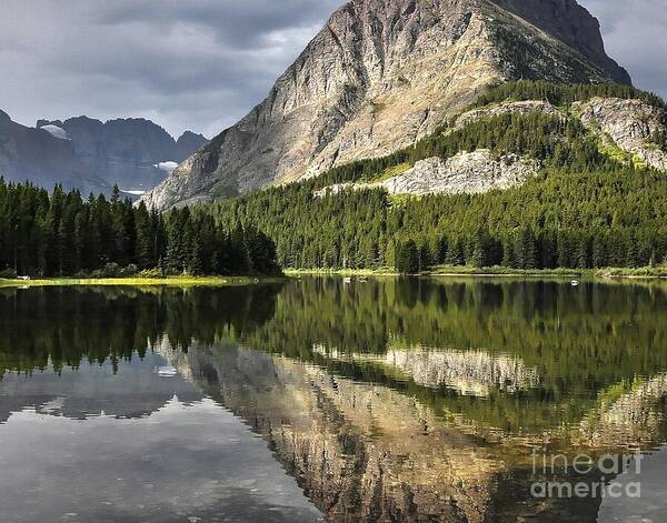 Reflection Art Print featuring the photograph Mount Wilbur Reflection by Steve Brown