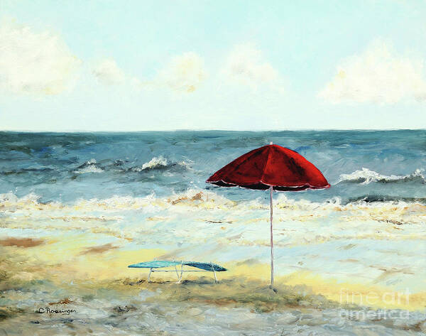 Myrtle Beach Art Print featuring the painting Myrtle Beach by Paint Box Studio