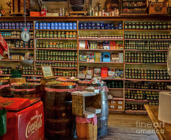 Mast General Store Art Print featuring the photograph Old Country Store Merchandise by Shelia Hunt