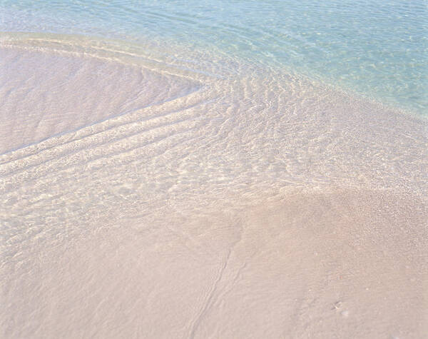Viewpoint Art Print featuring the photograph Ripples of water formed on seashore, Maldives by Mixa