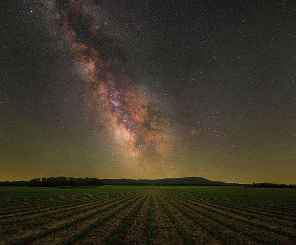 Nightscape Art Print featuring the photograph Rural Nights in Saline County by Grant Twiss