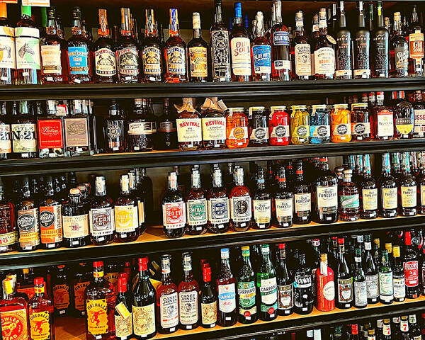 Liquor Art Print featuring the photograph The Candy Store by Lee Darnell