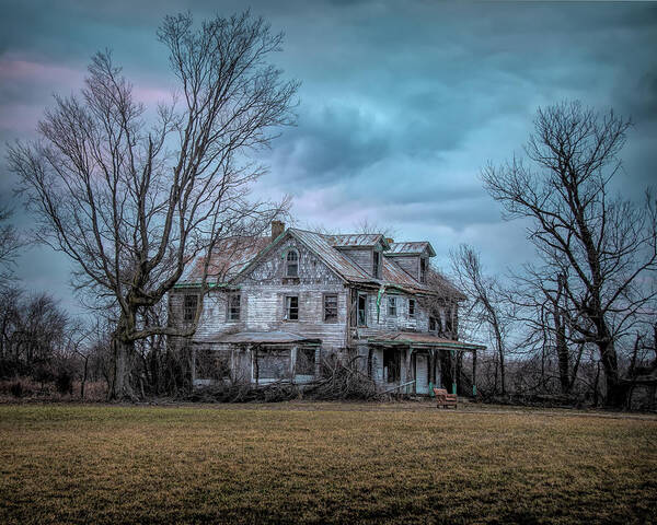 New Jersey Art Print featuring the photograph The Once Grand Farmhouse by Kristia Adams