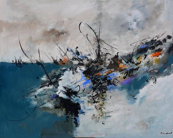 Abstract Art Print featuring the painting The raft of the Medusa by Pol Ledent